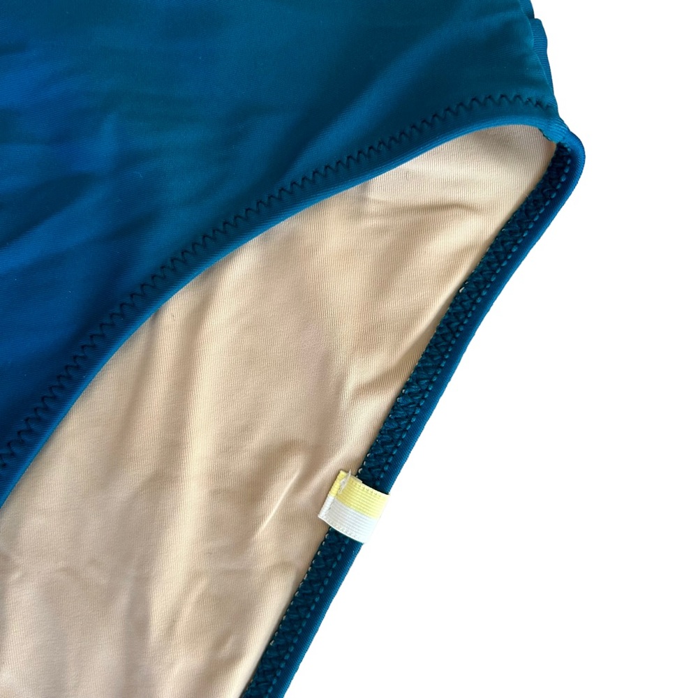 summersalt One-Shoulder One-Piece Swimsuit in Teal - Picture 5 of 14